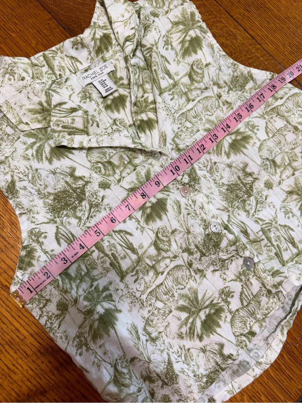 Rachel Zoe Linen Bundle - 2 100% Linen Tops / Summer / Beach - Medium - Picture 10 of 10